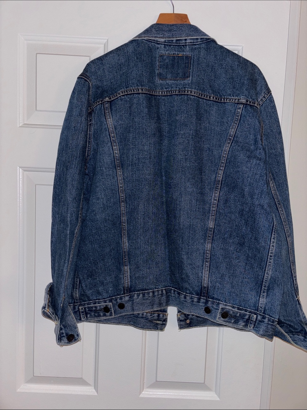 Levi's Blue Denim Jacket - Classic Men's Trucker - Picture 6 of 8